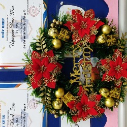 VÒNG TREO CỬA MERRY CHRISTMAS  22895