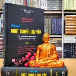 Bộ sách Chú Giải Phật Thuyết Như Vầy (Bộ 2 Cuốn) bìa cứng T1