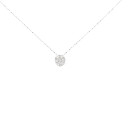 Dây chuyền kim cương hoa PT950/PT900 0.10 - Hàng hiệu Chính hãng