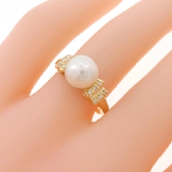 Nhẫn ngọc trai Akoya K18YG 7.6mm - Hàng hiệu Chính hãng 845547