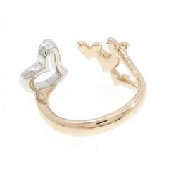 Nhẫn kim cương hình trái tim K18PG/K18WG 0.17CT - Hàng hiệu chính hãng 851006