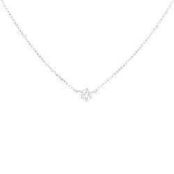 Dây chuyền kim cương Solitaire PT900/PT850 0.10CT - Hàng hiệu Chính hãng