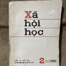 Tạp chí xã hội học - 10.1985- khổ lớn 
