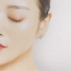 K14WG Bông tai kim cương 0.10CT một bên - Hàng hiệu Chính hãng 872344