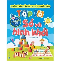 Tập tô số và hình khối (kèm bút lông bảng) mới 100% HCM.PO VanLangBooks