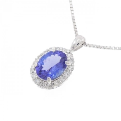 K18WG Đá Tanzanite Dây Chuyền 1.21CT - Hàng hiệu Chính hãng 862736