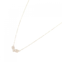 K18PG/K18YG Dây chuyền kim cương hình trái tim 0.10CT - Hàng hiệu Chính hãng 860740