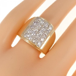 Nhẫn kim cương K18YG/K18WG - Hàng hiệu Authentic 850076