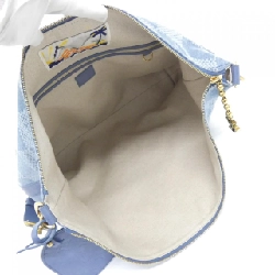 Túi đeo vai Louis Vuitton Damier Denim 3D Bagabond Bobo N00202 610208