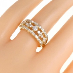 Nhẫn kim cương K18YG 0.81CT - Hàng hiệu Authentic 851021