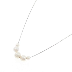 K18WG Ngọc trai Akoya Dây chuyền - Hàng hiệu Chính hãng 860852