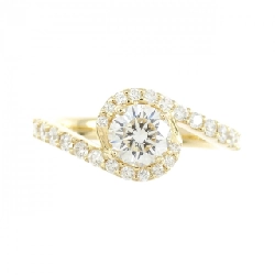 Nhẫn kim cương K18YG 0.516CT G VS2 VG - Hàng hiệu chính hãng 871465