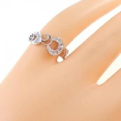 Nhẫn nhẫn hồng kim cương K18WG 0.04CT 670480