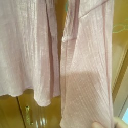 Áo tay xoè vải đẹp màu hồng phấn 160655