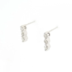 K18WG Bông tai kim cương ba viên 0.20CT - Hàng hiệu Chính hãng 866387