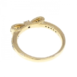 Nhẫn kim cương K18YG hình ruy băng 0.20CT 673369