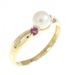 Nhẫn ngọc trai Akoya K18YG 4.6mm