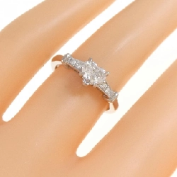 Nhẫn kim cương PT900 0.559CT E VS2 hình trái tim - Hàng hiệu Authentic 874958