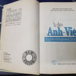 [Sách xưa] Từ điển Anh Việt - English Vietnamese dictionary - NXB Thế giới  1003768