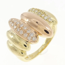 Nhẫn kim cương K18YG/K18PG 0.28CT