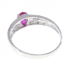 Nhẫn Ruby K18WG 666383