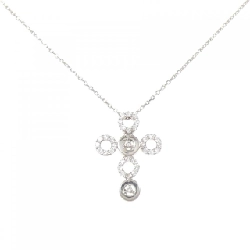 Dây chuyền kim cương 10KWG/K10WG 0.16CT - Hàng hiệu Chính hãng