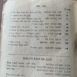 Người đàn bà quỳ, tập truyện-ký chọn lọc, in năm 1988 610749