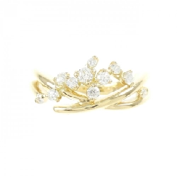 Nhẫn kim cương K18YG 0.24CT 673451