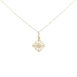 K18YG Dây chuyền kim cương 0.10CT - Hàng hiệu Chính hãng