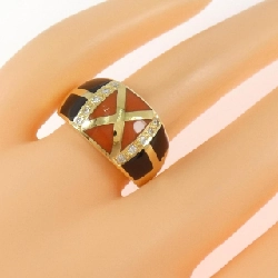 Nhẫn đá màu K18YG 667288