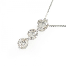 Dây chuyền kim cương ba viên PT900/PT850 1.00CT - Hàng hiệu Chính hãng 857315