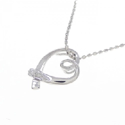 K10WG Dây chuyền kim cương hình trái tim 0.02CT - Hàng hiệu Authentic 860647