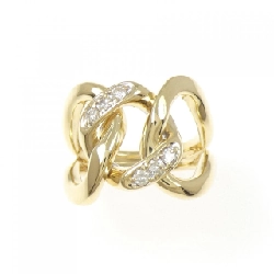 Nhẫn kim cương K18YG 0.19CT 667357