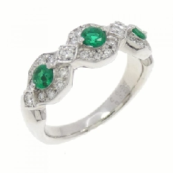 Nhẫn Emerald PT900 0.29CT