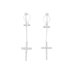 K18WG Nhẫn Bông Tai Kim Cương 0.40CT - Hàng hiệu Chính hãng