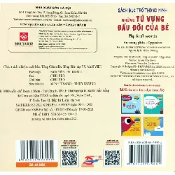 Sách Đục Trổ Thông Minh - Những Từ Vựng Đầu Đời Của Bé - My First Words - Sự Tương Phản - Opposites (Bìa Cứng) - Lenka Chytilová, Veronika Zacharová 285865