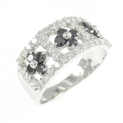 Nhẫn kim cương hoa K18WG 1.00CT - Hàng hiệu Authentic