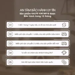 Nồi cơm điện KALITE KRC6012, cao cấp, mới 100%, sang trọng 701294