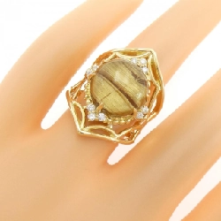 Nhẫn thạch anh rutile K18YG 10.17CT - Hàng hiệu chính hãng 853951