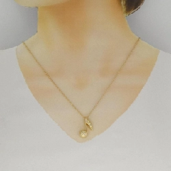 K18YG Nốt nhạc Kim cương Dây chuyền - Hàng hiệu Chính hãng 857592