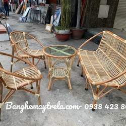 Bàn ghế sò mây giá rẻ 519335