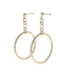 K18YG Bông tai - Hàng hiệu Chính hãng 873664