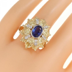 Nhẫn Sapphire K18YG/PT900 1.03CT - Hàng hiệu Chính hãng 848966