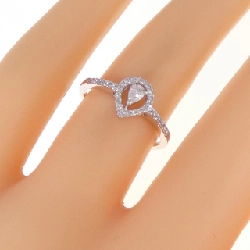 Nhẫn kim cương K14WG 0.093CT 672809