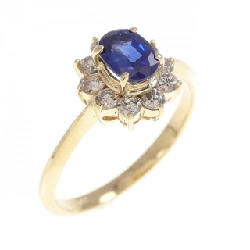 Nhẫn Sapphire K18YG 0.3CT
