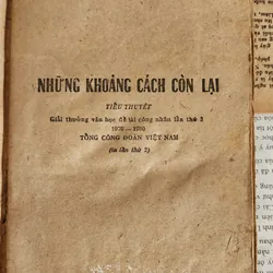 Tiểu thuyết những khoảng cách còn lại của nhà văn Nguyễn Mạnh Tuấn 703947