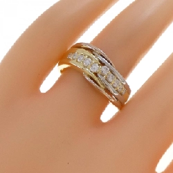 Nhẫn kim cương K18YG/PT900/K18PG 0.30CT - Hàng hiệu Chính hãng 852211