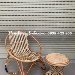 Ghế sò mây cafe chân quỳ 479004
