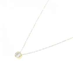 K18YG Solitaire Dây chuyền kim cương 0.405CT - Hàng hiệu Chính hãng 861403