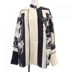 Áo sơ mi HERMES EX-LIBRIS 3E0607D7 Twill Reine 629785